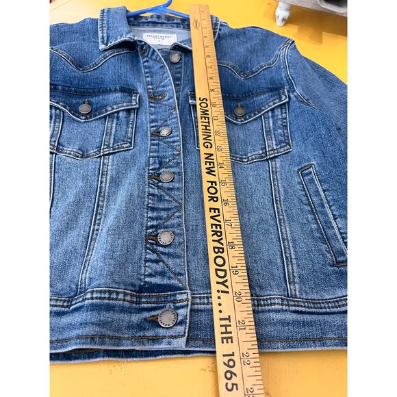 Velvet Heart Denim Long Sleeve Button Front Jean Jacket Blue Women's Size Small - Picture 5 of 5